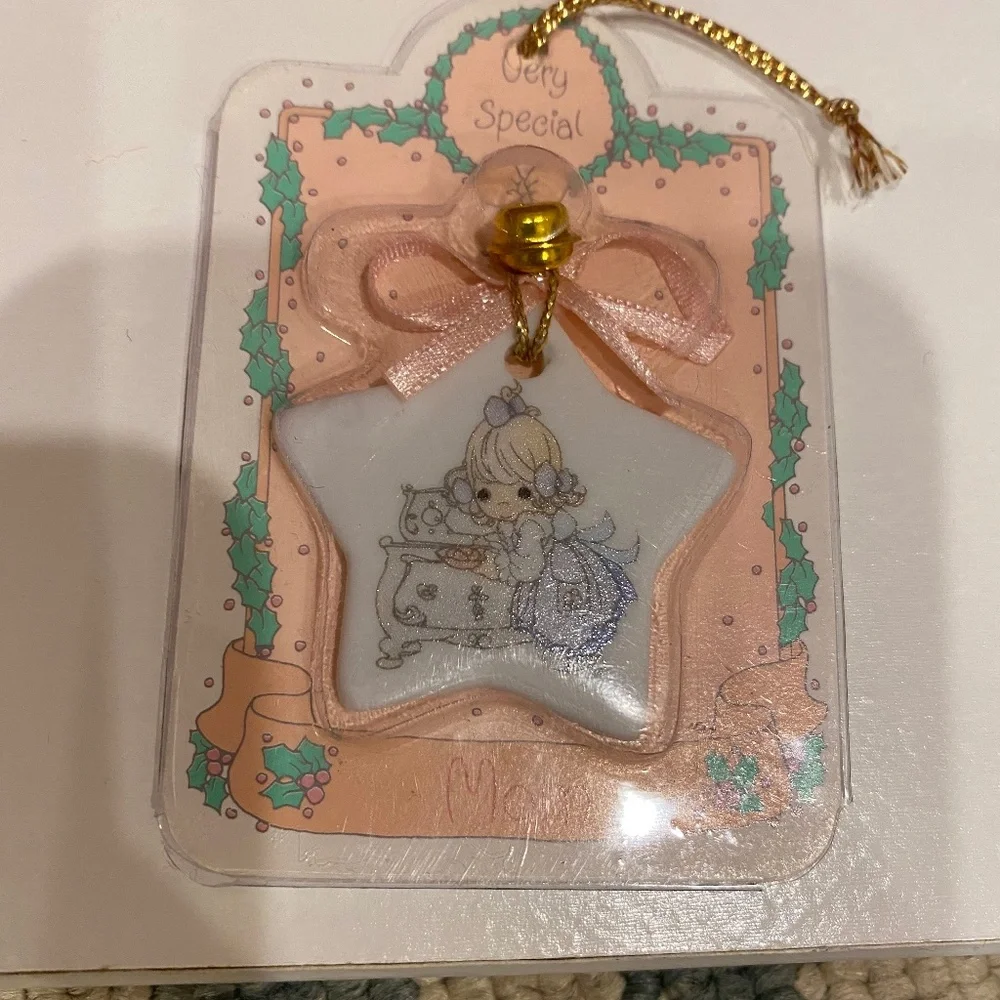 Vintage Precious Moments christmas ornament